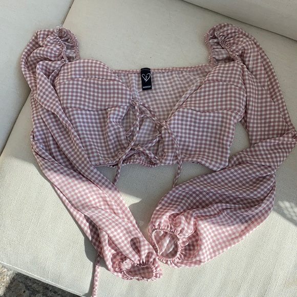 Gingham top - Picture 2 of 4